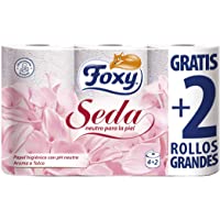 Los mejores  - Foxy Seda - Papel higiénico con pH Neutro- 6rollos (Papel WC)